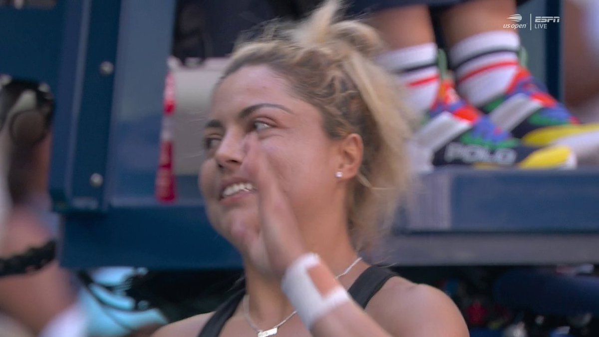 RENATA ZARAZÚA UPSETS NO. 6 MADISON KEYS 😮 It’s only the second time in the last 30 years that an American woman seeded Top 10 lost in the first round at the US Open.