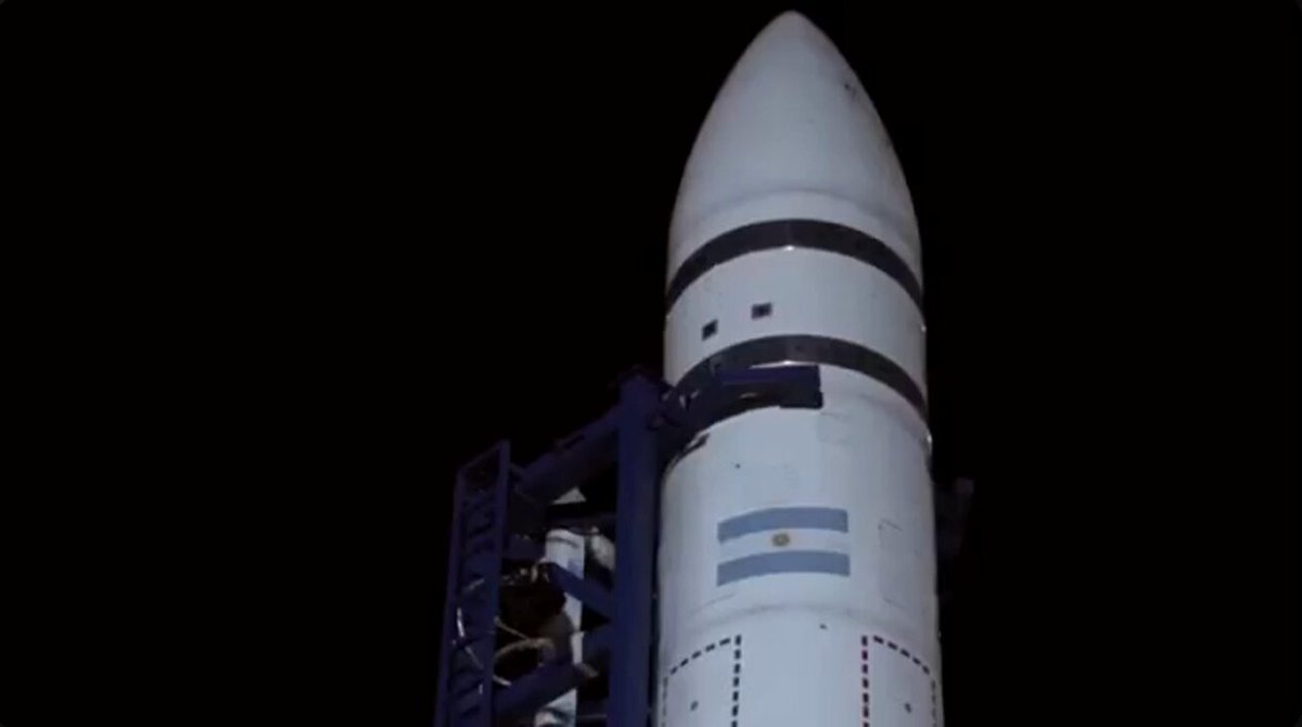 🇦🇷 15 de agosto de 2014. Punta Indio, Provincia de Buenos Aires. 🚀 VEx1B, «1er vehículo con combustible líquido latinoamericano lanzado con navegación, guiado y control automático» Su éxito permitió saltar directamente al VEx5.