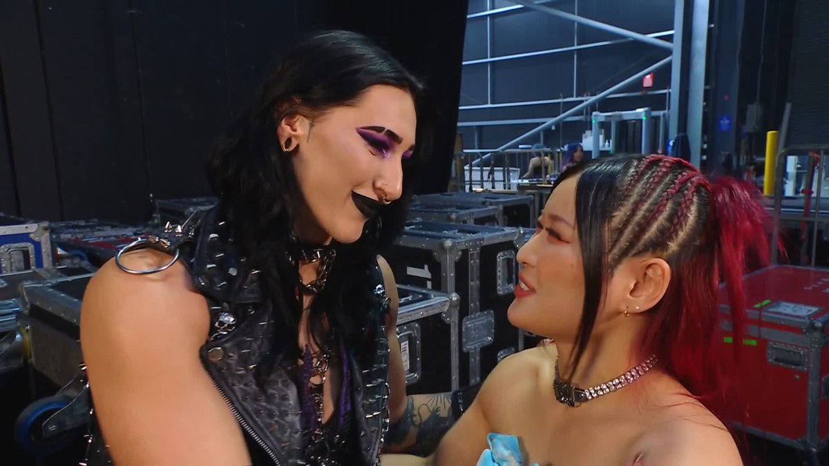 "I think we need to keep our distance for a while..." 😔 #WWERaw