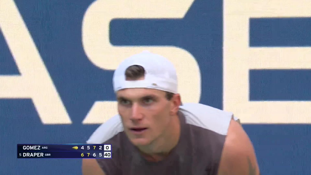 What a way to close it out! 💥 In his first singles match since Wimbledon, Jack Draper edges past Gomez in a gritty four-setter!