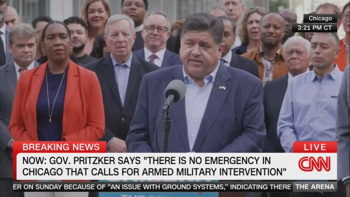 “Do not come to Chicago” -JB Pritzker This is what we have been talking about, since 2020. Hit back harder. That’s how you win a fight. The entire Democrat party should be taking notes.