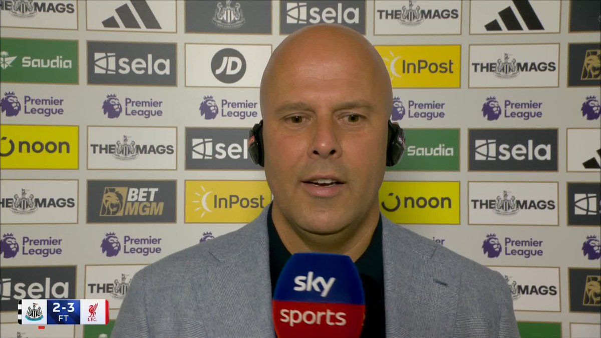 "You were saying football match - I'm not too sure if I saw a football match today!" Arne Slot on a gruelling Premier League clash that went the distance against Newcastle 👀