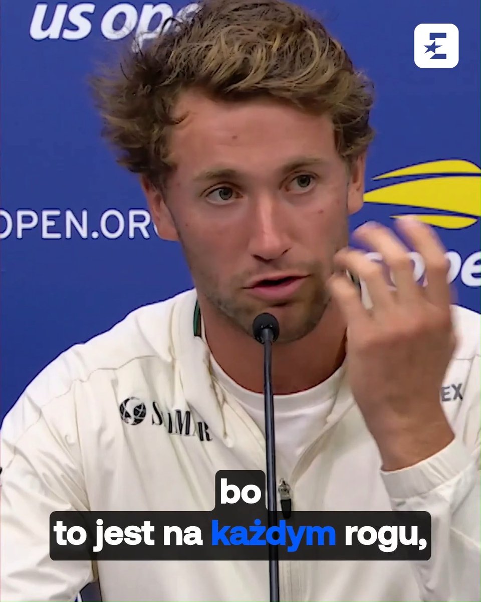 “Every corner of every street you smell it…Worst part about New York” — Casper Ruud on weed 🌿 🎾
