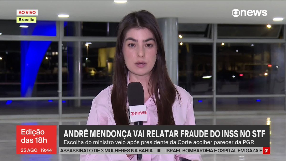 André Mendonça é o novo relator dos inquéritos do INSS. O ministro do STF foi escolhido por meio de sorteio virtual após Luís Roberto Barroso acolher manifestação da PGR. #Edição18 ➡ Assista à #GloboNews: