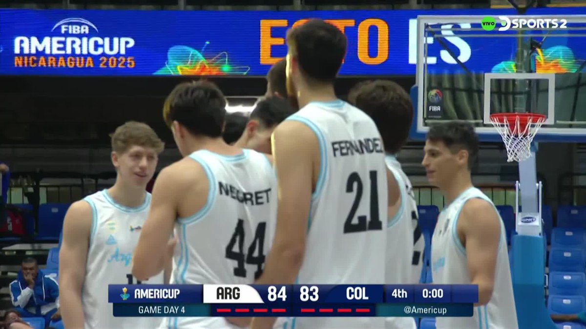 "Brussino": Por su doble para la victoria de la Selección Argentina ante Colombia y la clasificación a los cuartos de final de la #AmeriCup