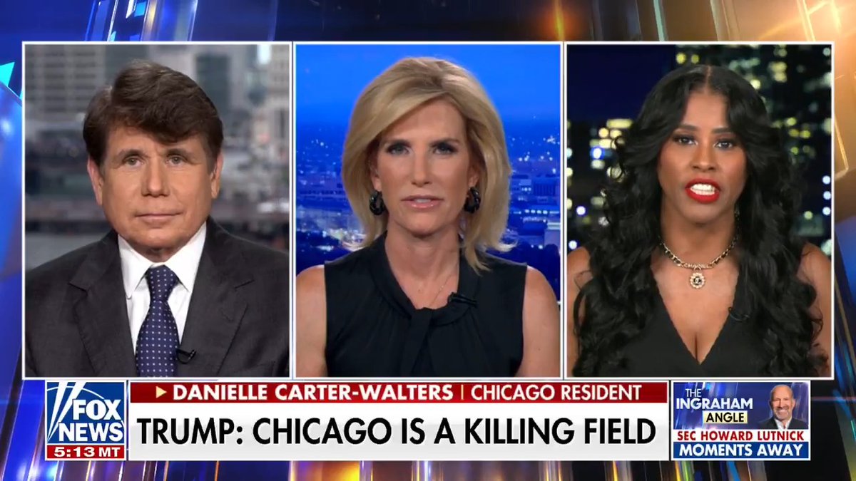Pritzker & Johnson say Chicago is safer. Resident Danielle Carter-Walters: ‘We had 4 mass shootings in a month. Seniors bleeding in the streets. If it’s so safe, drop your 150 police detail and come to the South Side. You can’t even sit in your car without risking being shot.’