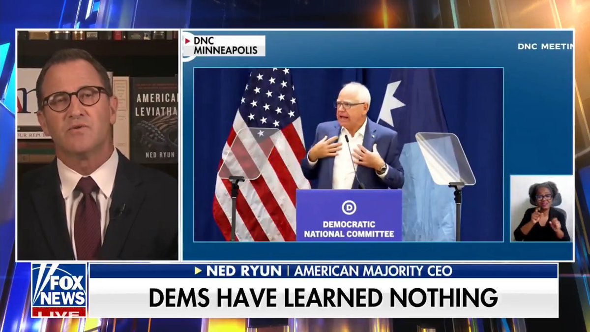 “The Democratic Party doesn’t want to solve problems. They want Americans to conform to DEI, CRT, and woke ideology. They’re trapped in a vortex of far-left Marxism — and I’m not sure they can pull out of it.” — Ned Ryun
