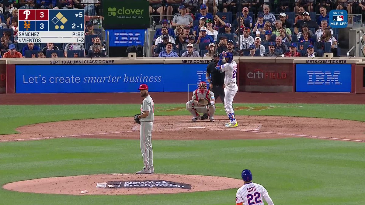 SWAGGY V AUGUST. MARK VIENTOS GIVES THE METS THE LEAD!
