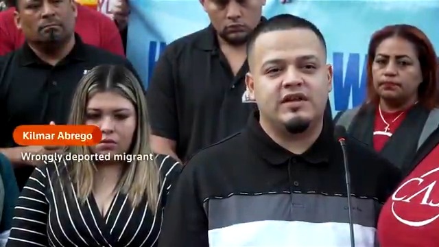 Kilmar Abrego, the migrant from El Salvador whose wrongful deportation made him a symbol of President Trump’s crackdown on immigration, was detained again by ICE and may be deported a second time, this time possibly to Uganda