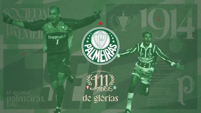 1️⃣1️⃣1️⃣ anos de um amor que é impossível de ser explicado. De Palestra a Palmeiras, uma história de glórias e conquistas. Mais que um clube de futebol, Sociedade Esportiva Palmeiras! 💚