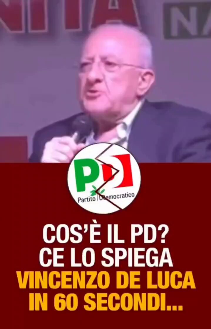 “Cioè, fammi capire… tu stai dicendo che tutta la compagnia dei capoccioni del PD come: Zingaretti, Zampa, Serracchiani, Schlein, Provenzano, Orfini, Malpezzi, Guerini Gentiloni, De Micheli, Braga, Boldrini, Boccia, Bersani, Ascani, in realtà non è altro che una mezza truffa?”