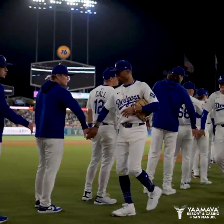 Victory formation! Dodgers x Yaamava' Resort & Casino