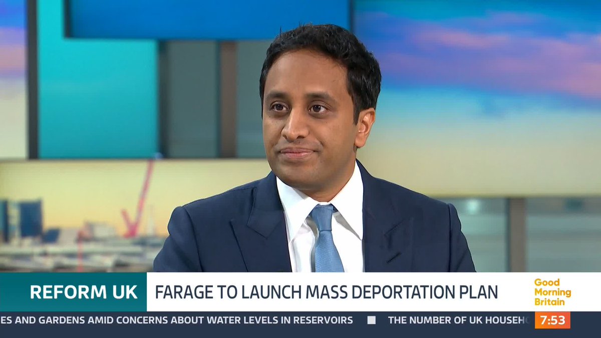 Reform UK leader Nigel Farage is set to announce plans for the mass deportation of hundreds of thousands of illegal immigrants, should he win the next election. @charlottehawkns and Richard Madeley question Zia Yusuf about this U-turn in policy.
