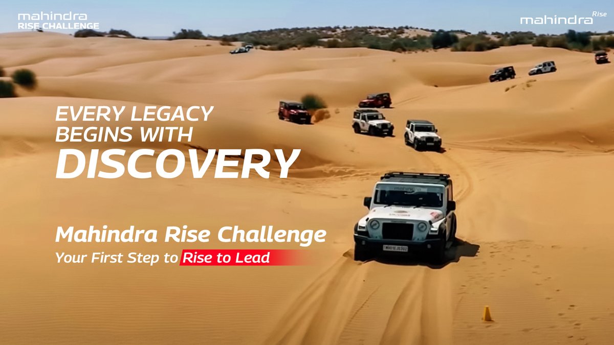 It is more than a competition, it’s where ambition sparks discovery. The Mahindra Rise Challenge is back, reaching 8 campuses nationwide to uncover tomorrow’s leaders, problem-solvers, and change-makers. Ready to Rise to Lead? Join now.