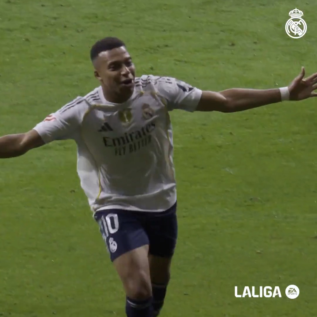 El pase ➕ el control ➕ la definición = ⚽🤯 🇹🇷 @10ArdaGuler 🤝 Kylian Mbappé 🇫🇷 #LaLigaHighlights