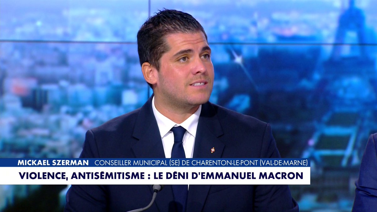 «Il n'y a pas une seule famille juive en France qui ne pense pas à quitter le pays», assure Mickaël Szerman, conseiller municipal SE de Charenton-le-Pont #MorandiniLive