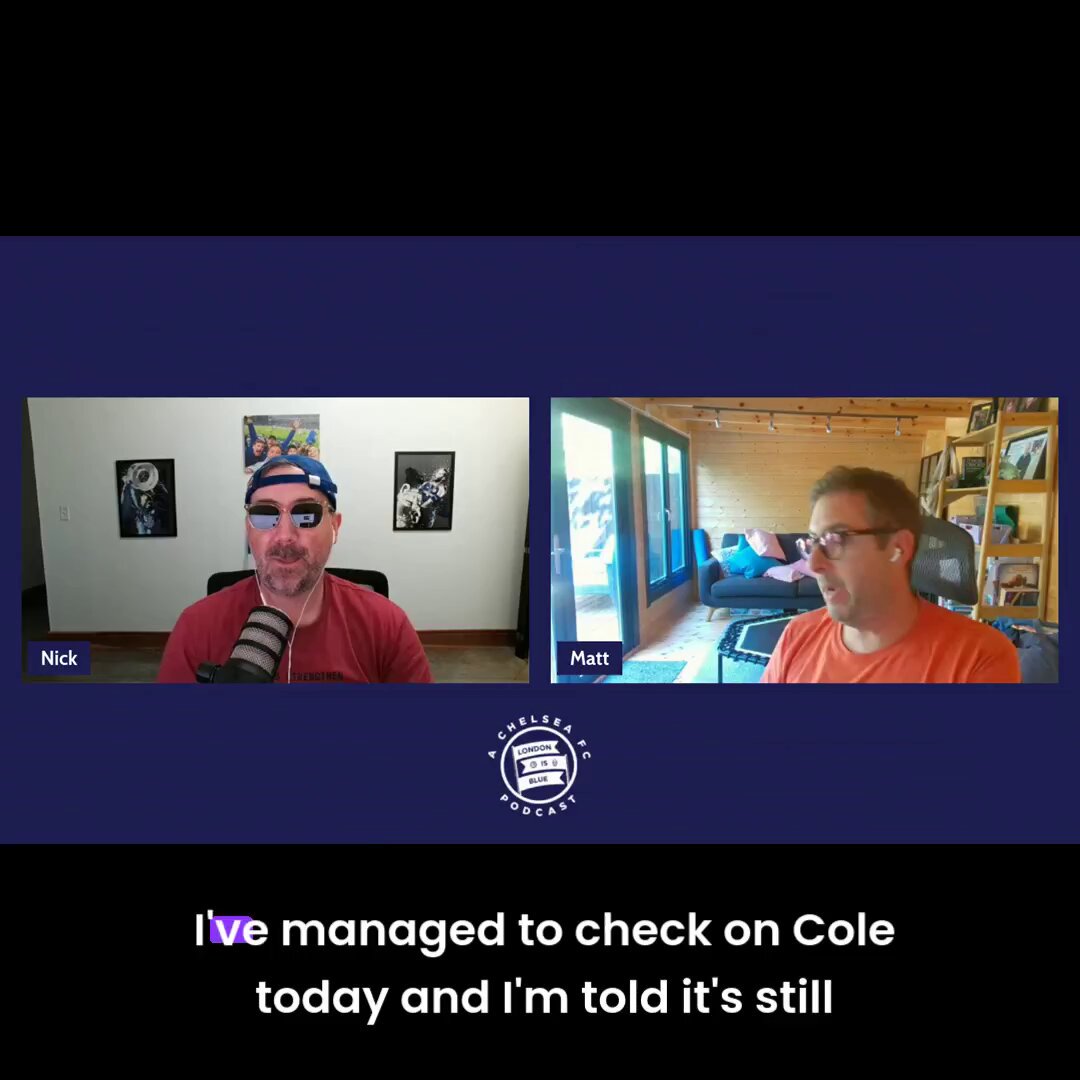 🤕 Matt Law I'm told it's still too early to say anything definitive on Cole & the likelihood is he'd miss this weekend & return post int'l break, but people at Chelsea are saying it's too premature to say that for sure yet. I'd be surprised if it's a big problem. 🎧👉