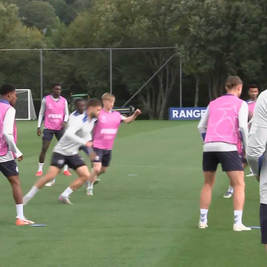 BREAKING: Hamza Igamane is not training with Rangers ahead of the club's Champions League play-off against Club Brugge on Wednesday 🚨 Sky Sports News understands the 22-year-old is not injured, with the club believed to be preparing for life without the striker ⚽️