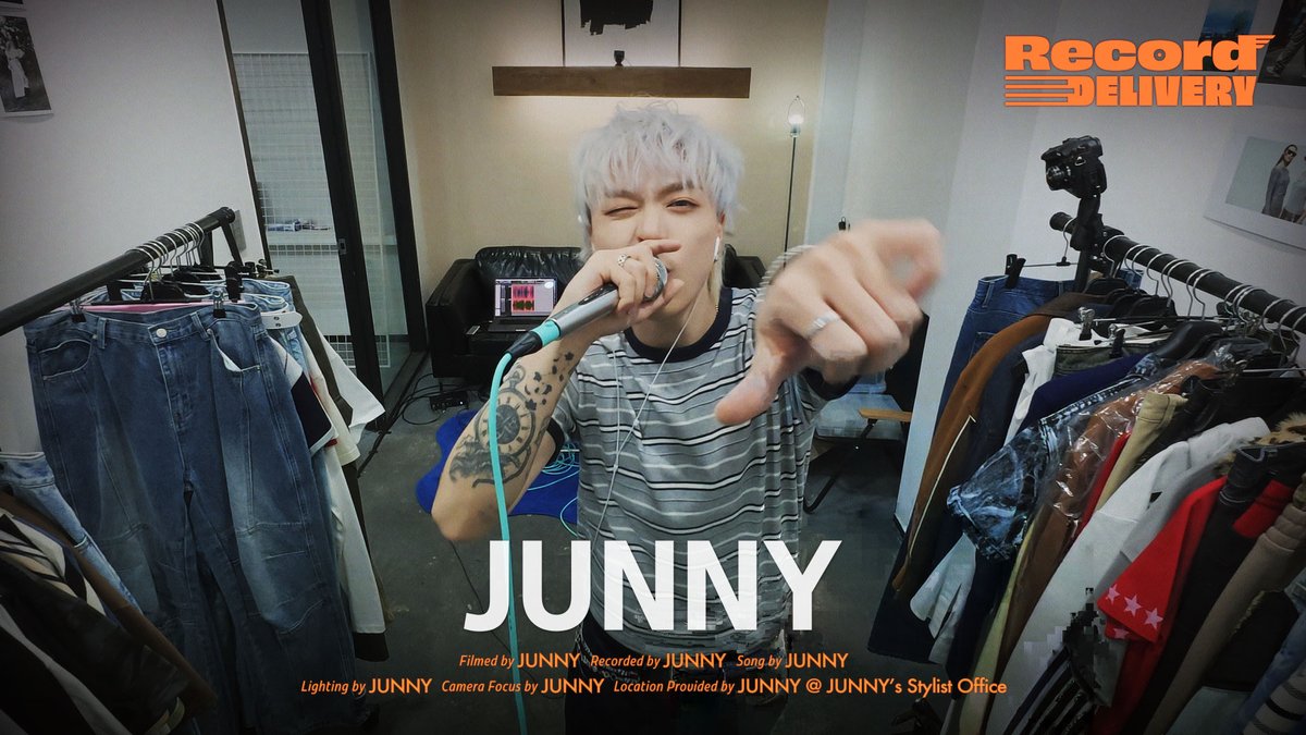 [📳] #레코드딜리버리 택배가 도착했습니다!✨ #주니 의 신곡 #SOUR 지금 바로 찾아가세요💛 #JUNNY #null #널 JUNNY | 주니 모브컴퍼니 (mauve company) #Record_Delivery 👉