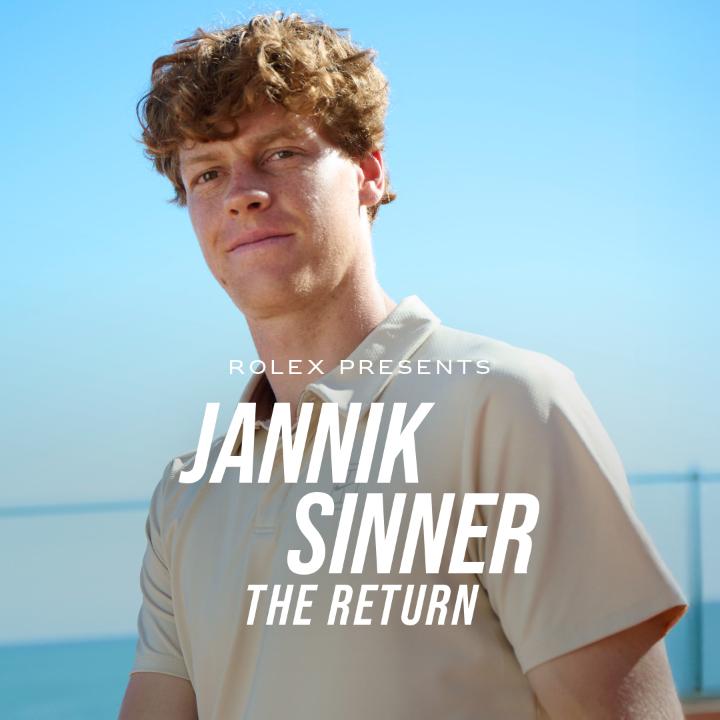Out now. Jannik Sinner’s work ethic and drive to improve have made him a tennis Grand Slam® winner. In “The Return”, part of an exclusive documentary series about the #RolexFamily, he talks about his commitment to the game he loves. More on #Reachforthecrown