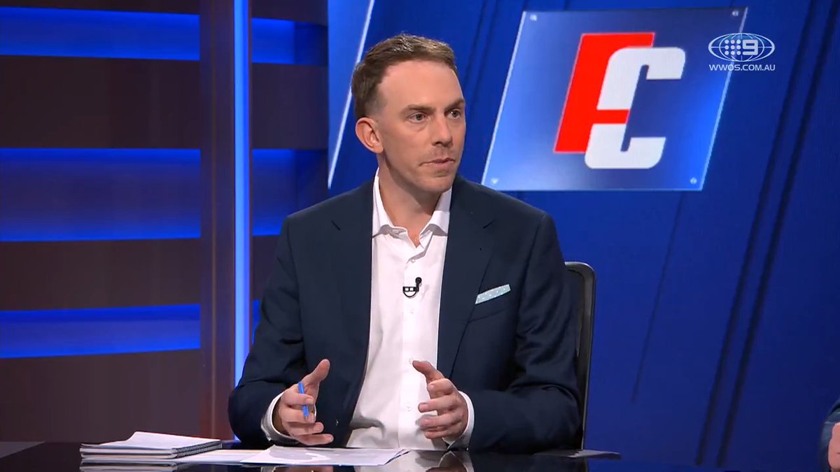 "Bringing him in [Starcevich], under normal circumstances, would dilute the no.2 pick." The Eagles will push for an exemption to sign a free agent without their compo pick for Oscar Allen being affected, Callum Twomey reports. #9FootyClassified | Watch on Nine &amp; 9Now 🖥️