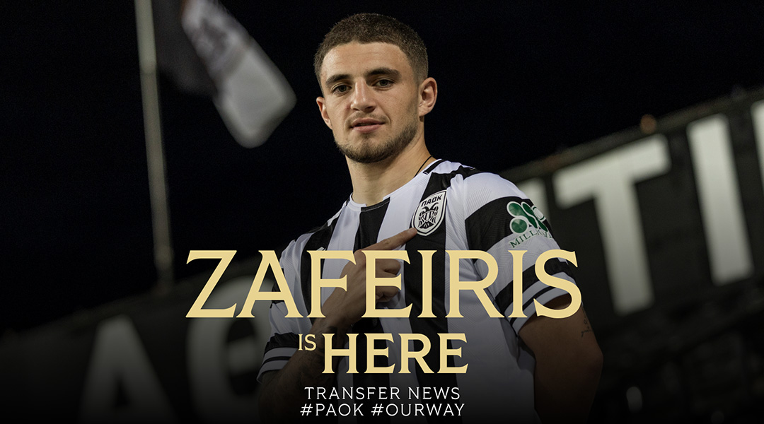 Sometimes, dreams come true! Welcome home⚪️⚫️ #ZafeirisIsHere 🦅 #PAOK #OurWay #transfers