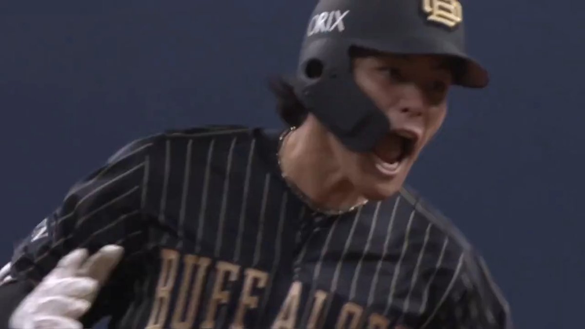 この場面でプロ初アーチ👀‼️ オリックス 麦谷祐介 選手のホームランで同点に追いつく🙌✨ 👇ライブ配信はこちら