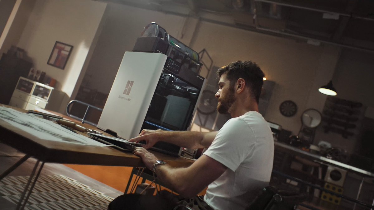 The printer you've been asking for is finally here! 🔥 Meet the H2S – our biggest single-nozzle beast yet with: ✅ 220% the volume of X1C: print bigger projects in one go! ✅ 30% faster speeds: save time on every print ✅ Same rock-solid reliability you love Bigger. Faster. Better. 👉 #Bambulab #BambuH2S #3dprinting #YourPersonalManufacturingHub