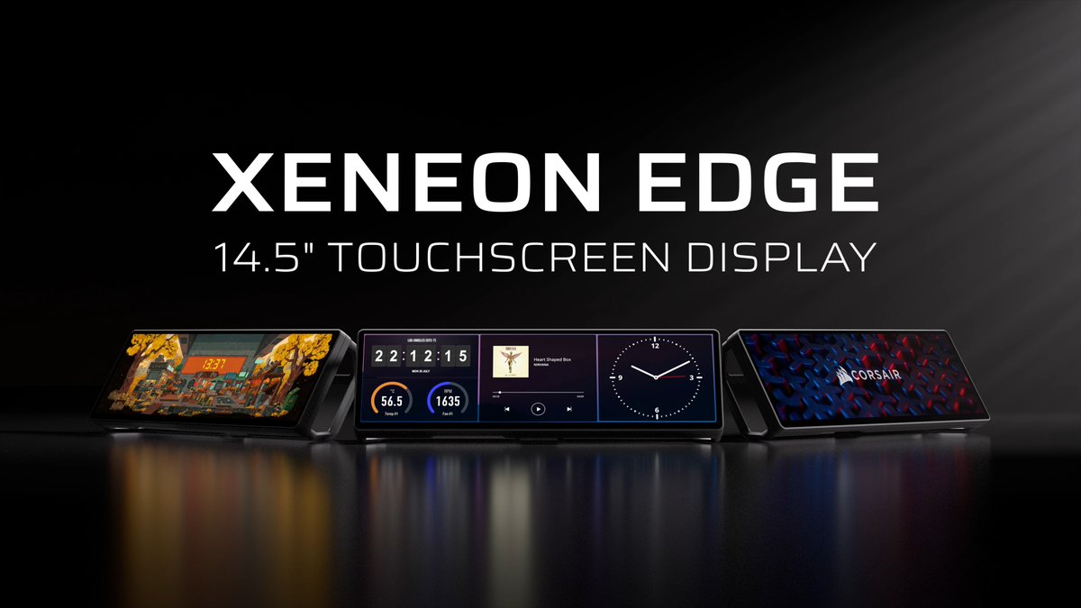 It's here, for real this time. XENEON EDGE is available now. 🔗: