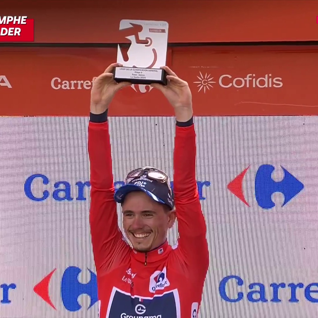 Le rouge te va si bien David Gaudu ❤️ #LesRP #LaVuelta25