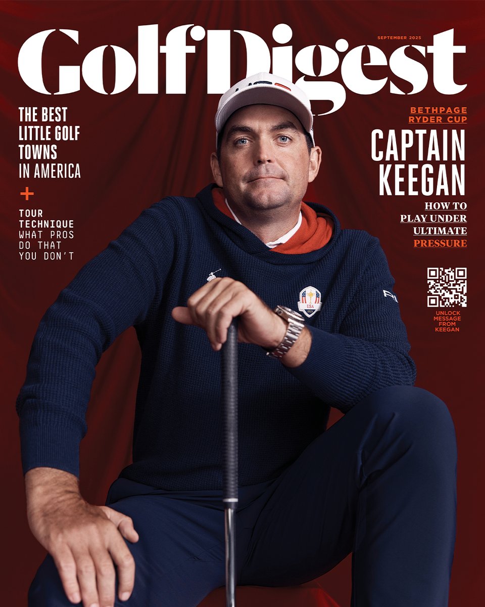 Keegan Bradley is on the brink of career definition. 🇺🇸 The U.S. Ryder Cup captain is our latest cover star and is prepared to perform under the ultimate pressure: