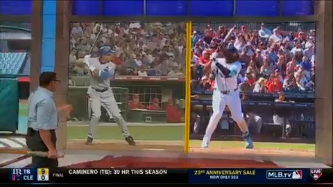 22-year-old Junior Caminero is slugging .862 over his last 16 games and is just one HR shy of 40 on the year! 📊 Mark DeRosa breaks down the Tampa Bay Rays third baseman's effortless power and compares him to Alex Rodriguez. #MLBCentral | #RaysUp
