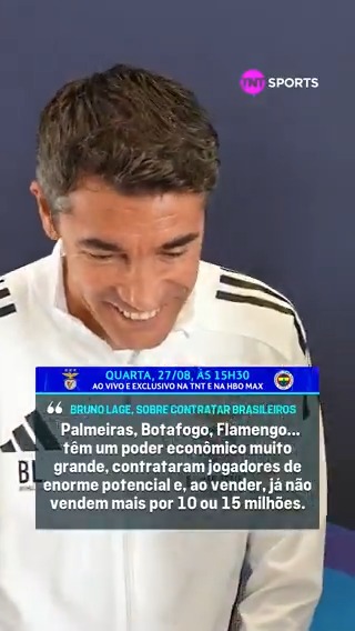 Contratar jogadores brasileiros não é mais tão "fácil"! 🇧🇷✍️👀 Depois de 41 anos, o Benfica começou uma temporada sem nenhum brazuca no elenco. Nosso Arthur Quezada levantou a bola para Bruno Lage: AINDA DÁ TEMPO? #CasaDaChampions