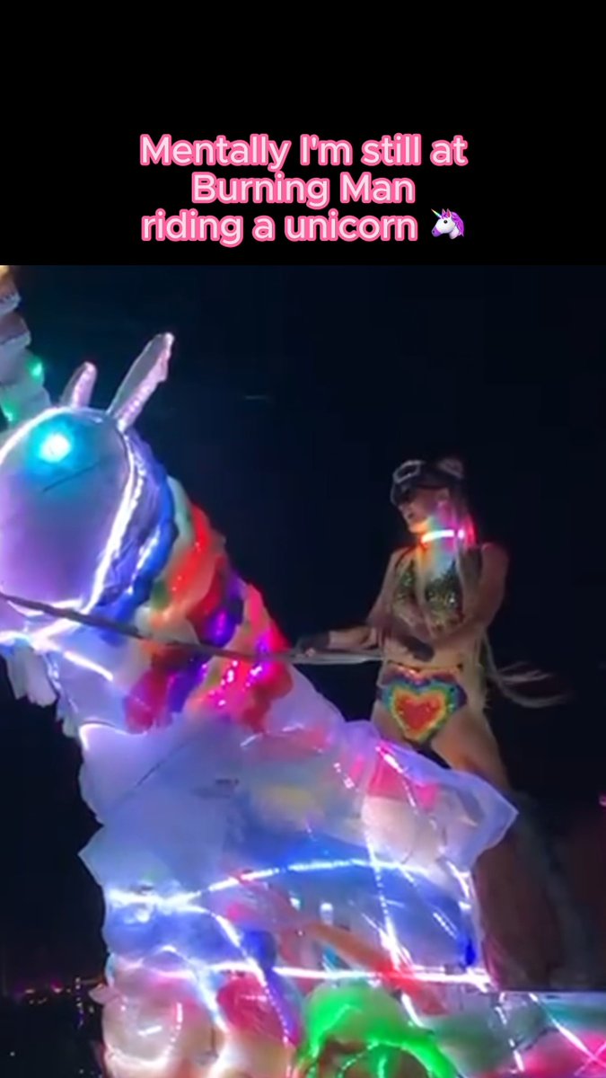 I might need one of these unicorns from #BurningMan in my new backyard 😂🦄