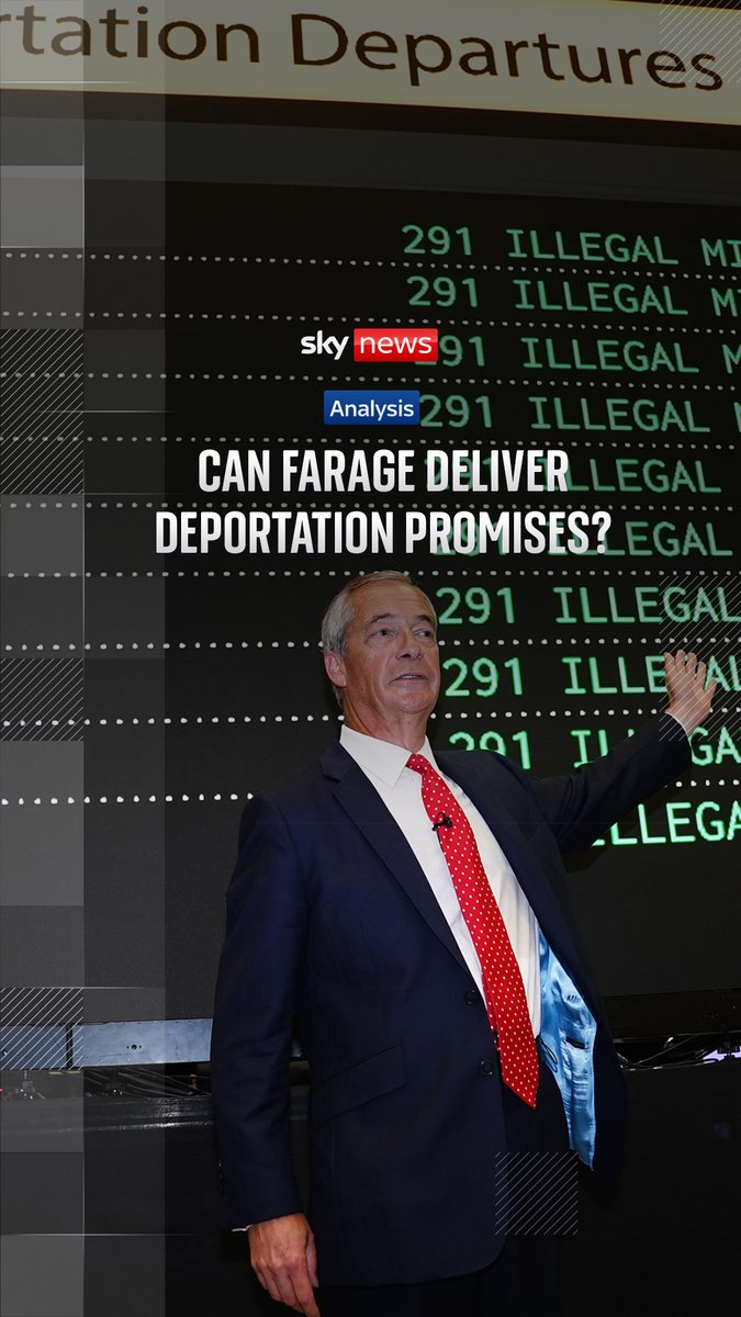 After Nigel Farage unveiled his deportation plans for a Reform UK government - if they were to win the next general election - Sam Coates Sky examines the consequences of the plans for other political parties.