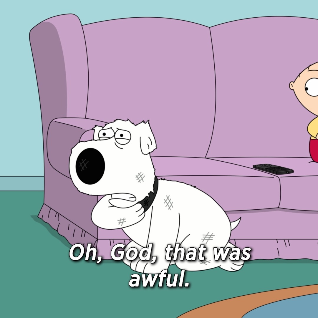 doorbell works 😂 happy #nationaldogday, brian! 📺: #familyguy on Hulu