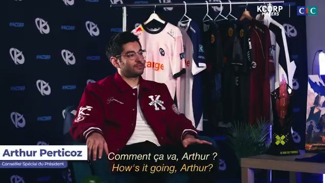 Nouvel épisode de notre série #KCORP Makers avec le CIC 😁 Cette fois Arthur Perticoz nous parle de notre présence à Berlin pour nos équipes LEC et VCT, au micro de GEN1US 🎙️