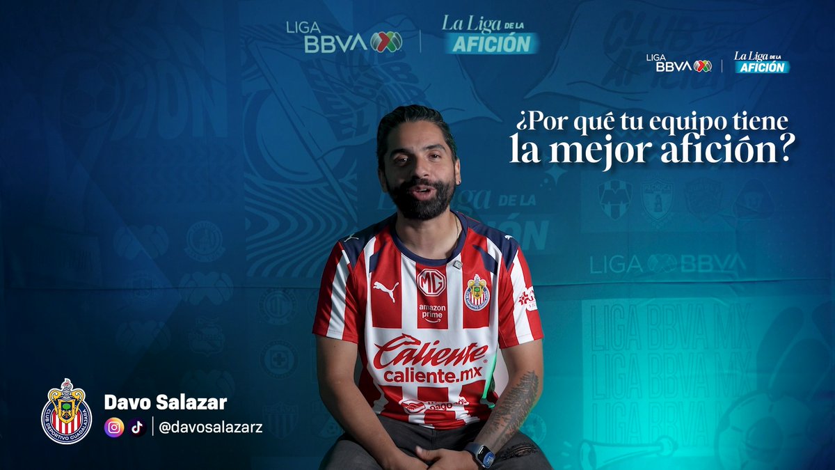 🇫🇷 "¿Por qué tu equipo tiene la mejor afición?" 🐐 🎙️ Esto fue lo que respondió Davo Salazar, nuestro embajador en #LaLigaDeLaAfición 🔥 Liga BBVA MX