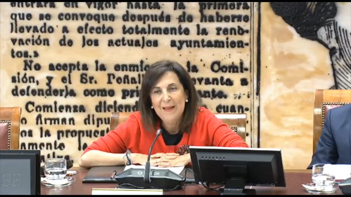 #EnDirecto | Margarita Robles: "Yo oigo a mucha gente ahora que habla de la UME y en su momento les parecía un capricho faraónico. Oigo a algunos representantes del PP que bien que la criticaron y ahora quieren más UME. Vamos a exigirnos a nosotros mismos un mínimo de coherencia"