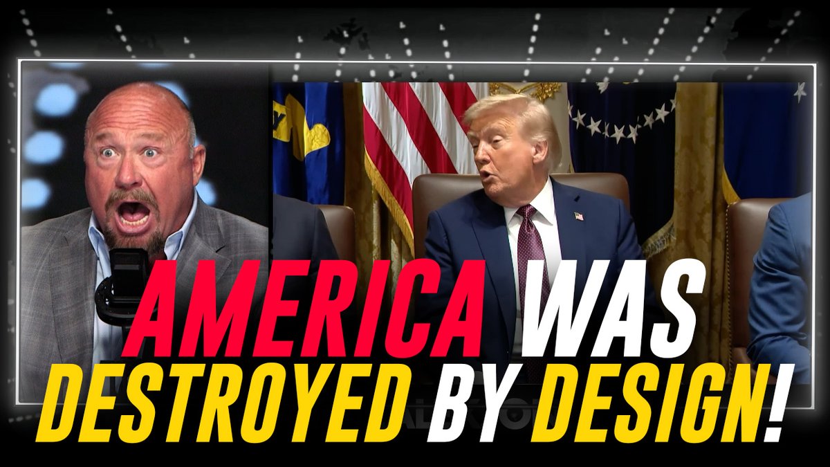 VIDEO: Alex Jones Goes Off On Trump, "The Globalists Have Been Deliberately Destroying America! Stop Saying That The Destruction Of Our Great Nation Was Done Through Incompetence!!!" It Was A Premeditated Plan— America Was Destroyed By Design!