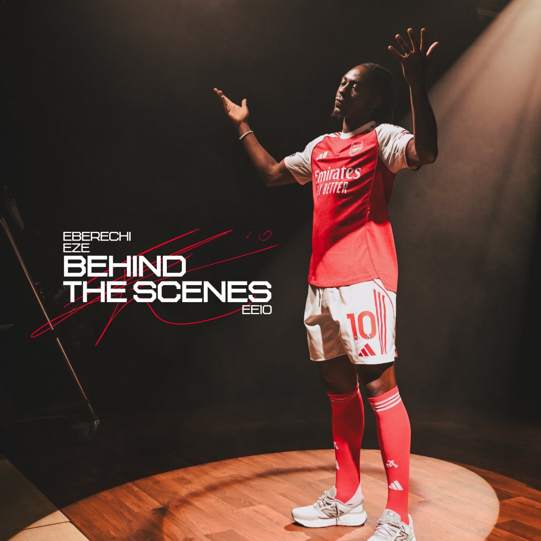 Meant to be ✍️ Time to go behind-the-scenes of Ebere Eze’s first day as an Arsenal player 📺