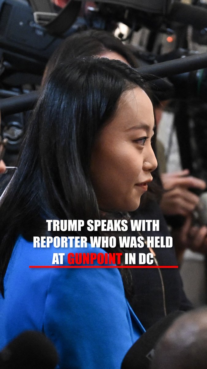 Trump speaks with a reporter who was held at gunpoint in DC: "If he had shot me, I could have died right there in the middle of nowhere without my families or my friends knowing."