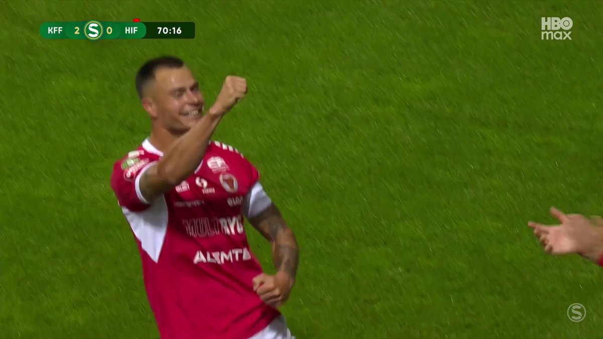 Kalmar FF utökar mot HIF genom Melker Hallberg 🔴⚪ 📲 Se matchen på HBO Max