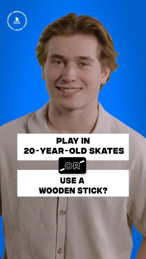 Decades old skates or a wooden stick? Neither are ideal, but these players sound set on defying the odds 🤔