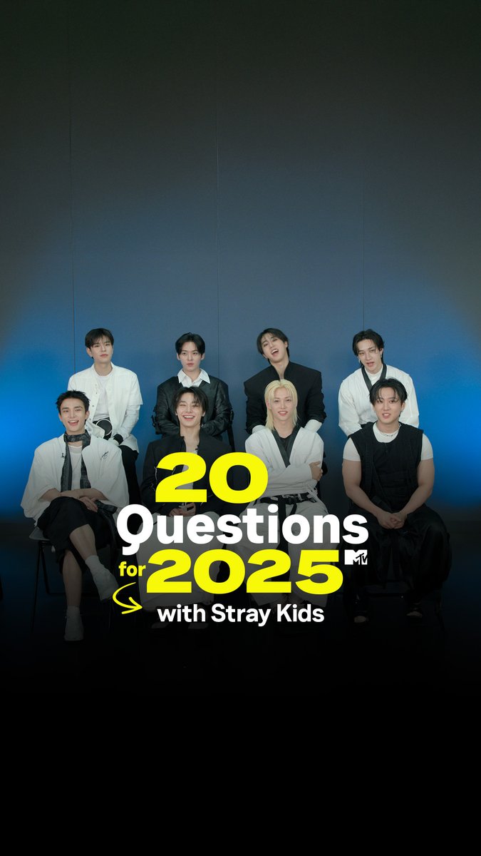 Here's a little gift from me to my fellow #STAYs – I got to sit down with #VMAs nominee, Stray Kids & ask them 20 questions 🤭