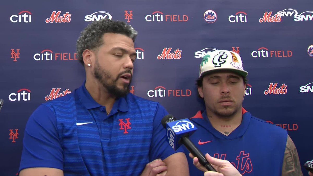 Francisco Alvarez has not felt any pain in his thumb during his batting practice sessions