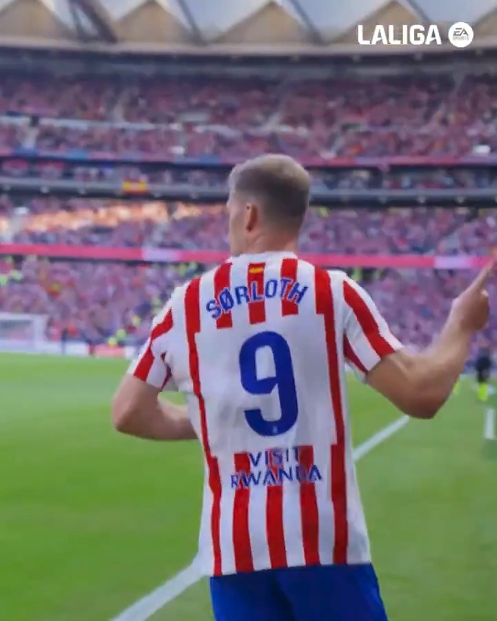 Sørloth en modo Dios noruego. 🔨🇳🇴 #LALIGAHighlights | #VUELVELALIGA