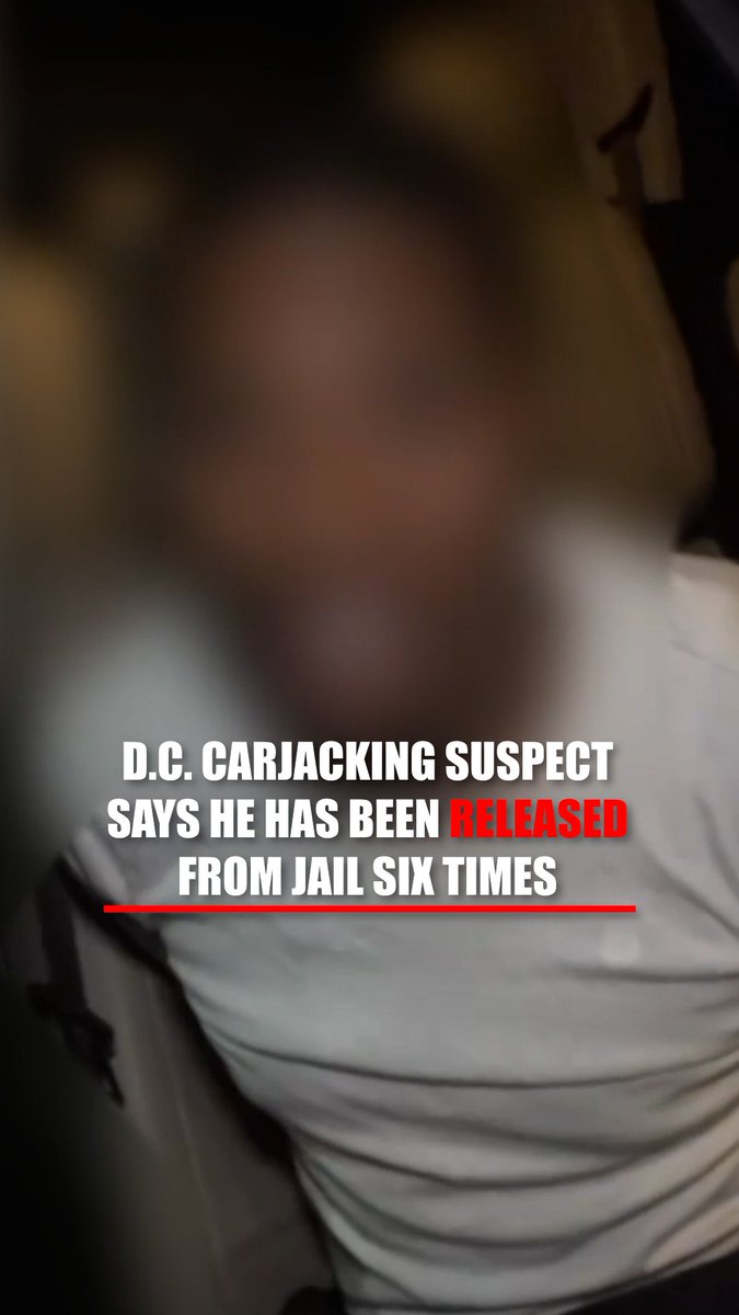 DC carjacking suspect arrested during the crime crackdown: "I have been over to the DC jail six times for this same warrant. They never show up. DC jail has to release me.” Alexis McAdams