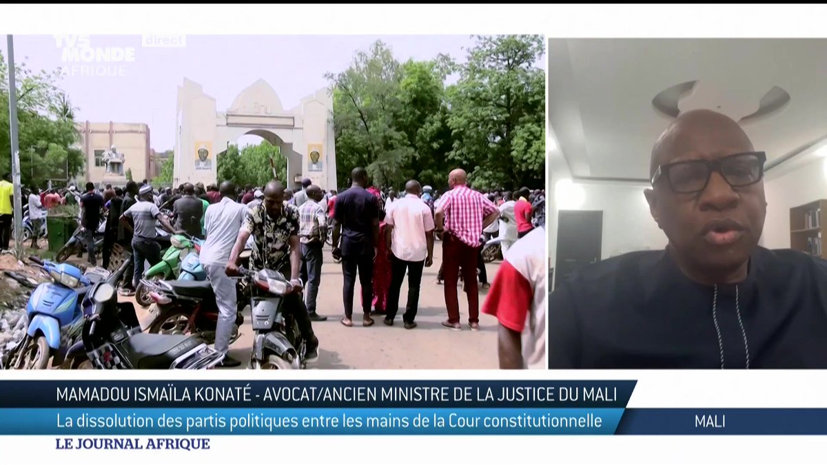 Et si la dissolution des partis politiques au Mali était annulée par la Cour Constitutionnelle ? Une hypothèse envisageable depuis que la justice a déclaré recevable une plainte en ce sens. L'analyse de Mamadou Ismaïla Konaté, ancien ministre de la justice.
