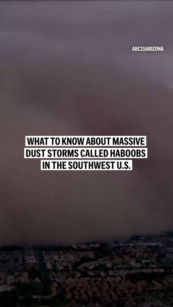 Massive walls of dust and debris called haboobs that roll through the Southwest U.S. can be awe-inspiring and terrifying, especially for motorists caught in their path.